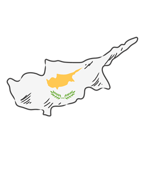 Cyprus country map